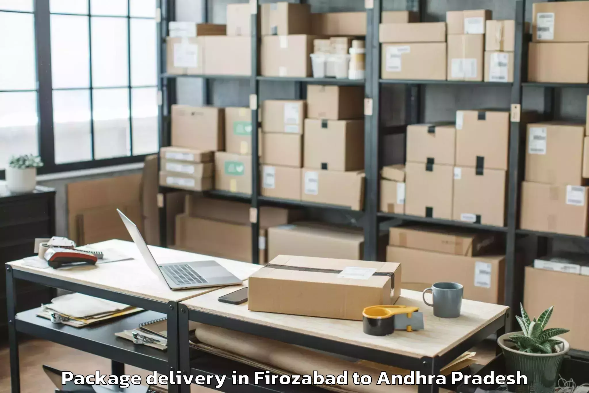 Quality Firozabad to Yarada Package Delivery